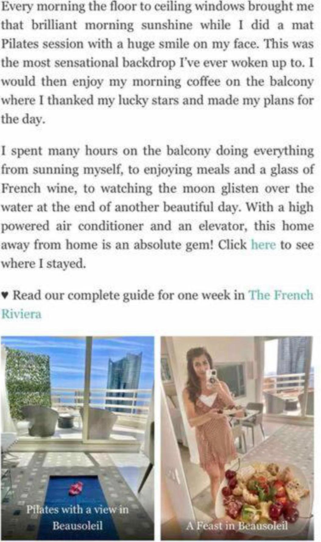 Ferienwohnung Reve Au 7E Ciel Piscine Baie De Monaco Beausoleil Exterior foto