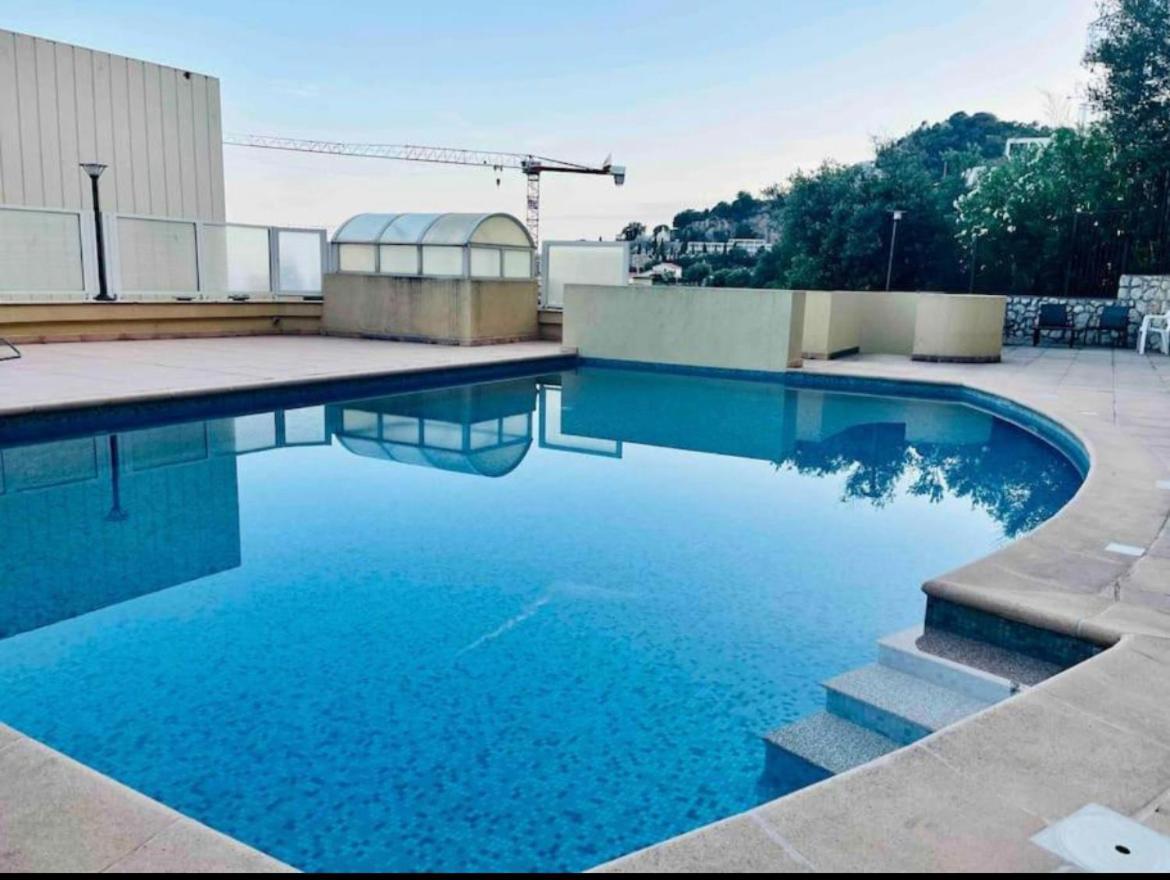 Ferienwohnung Reve Au 7E Ciel Piscine Baie De Monaco Beausoleil Exterior foto