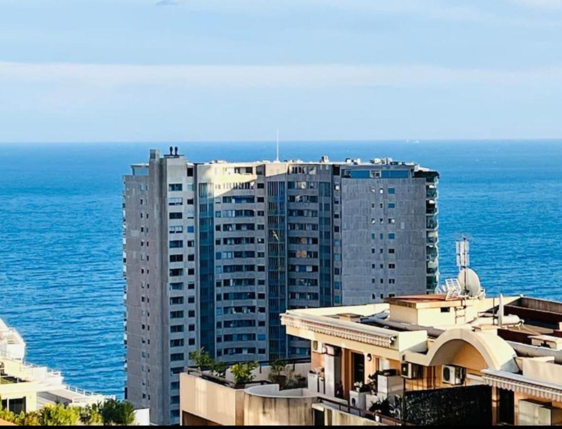 Ferienwohnung Reve Au 7E Ciel Piscine Baie De Monaco Beausoleil Exterior foto