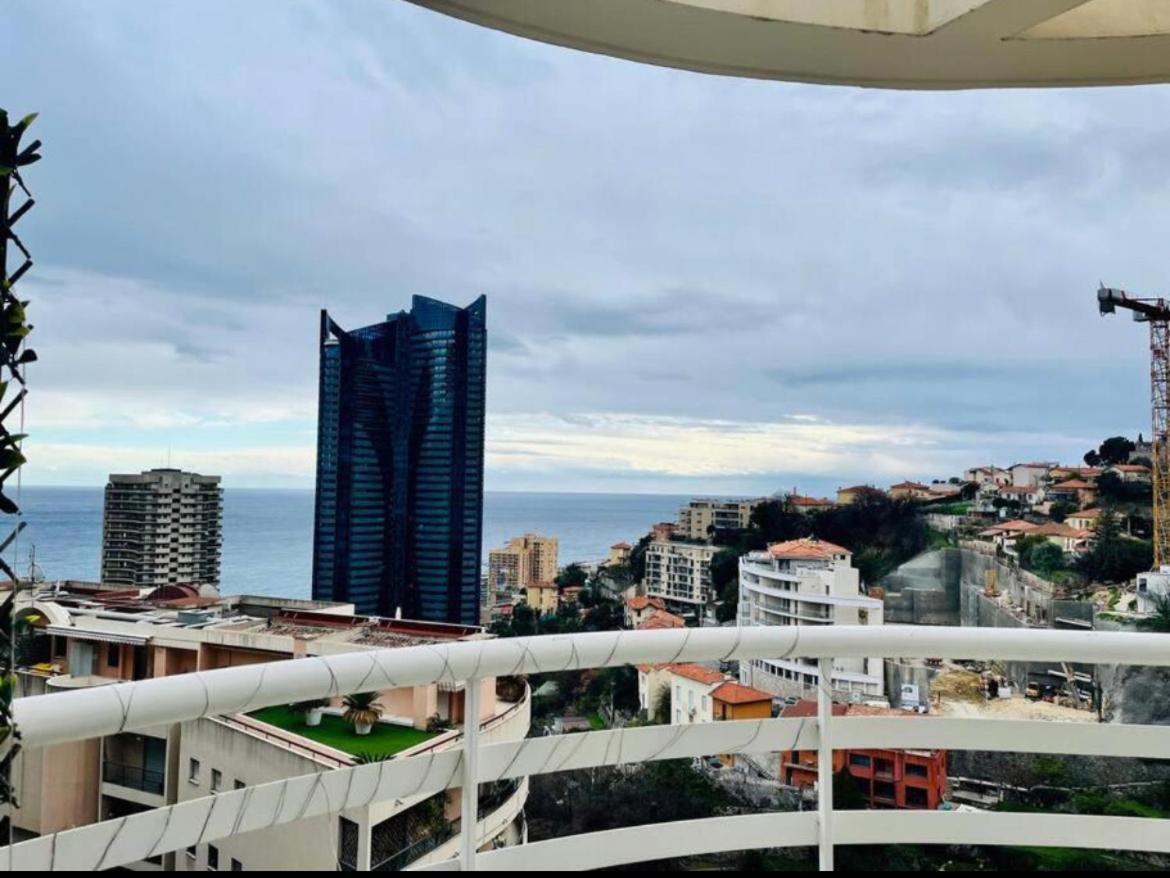 Ferienwohnung Reve Au 7E Ciel Piscine Baie De Monaco Beausoleil Exterior foto